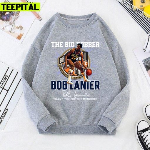 Retro 80s 90s Bob Lanier Basketball Signature Rip Unisex T-Shirt