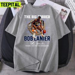 Retro 80s 90s Bob Lanier Basketball Signature Rip Unisex T-Shirt