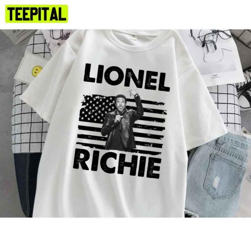 Retro American Flag Lionel Legend Unisex T-Shirt