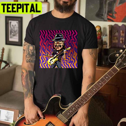 Retro Cartoon Carlos Santana Unisex T-Shirt