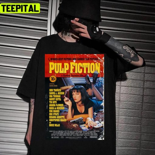 Retro Deign Of Pulp Fiction Illustration Unisex T-Shirt