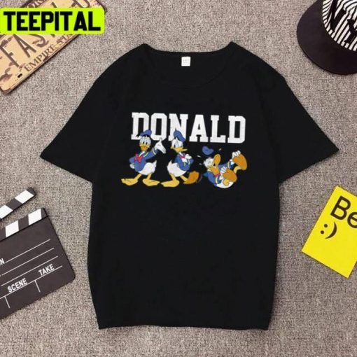 Retro Design Donald Duck Disney Cartoon Unisex T-Shirt