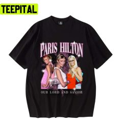 Retro Design Paris Hilton Our Lord & Savior Unisex T-Shirt