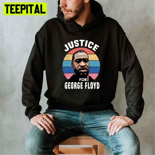 Retro Digital Justice For George Floyd Unisex T-Shirt