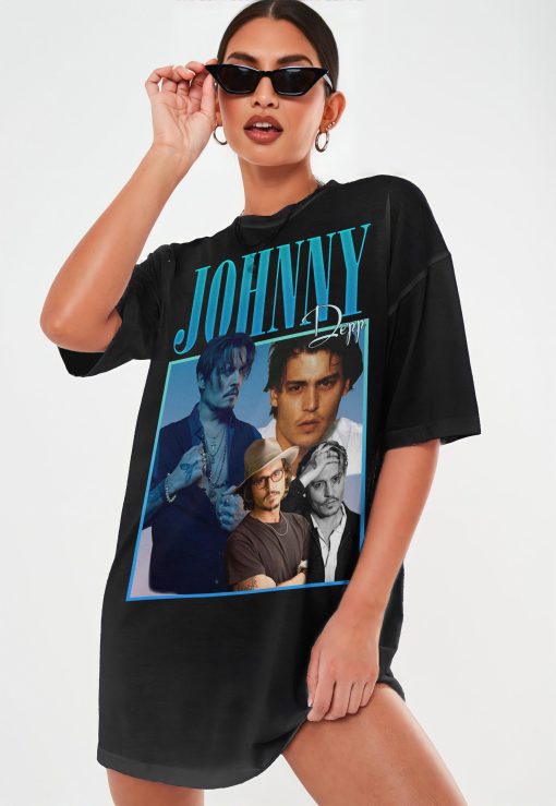 Retro Dior Mix Johnny Depp Funny Unisex T-Shirt