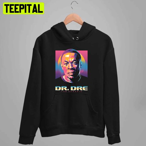 Retro Gradient Dr Dre Rapper Unisex T-Shirt