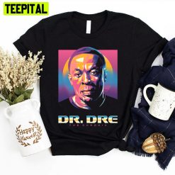 Retro Gradient Dr Dre Rapper Unisex T-Shirt