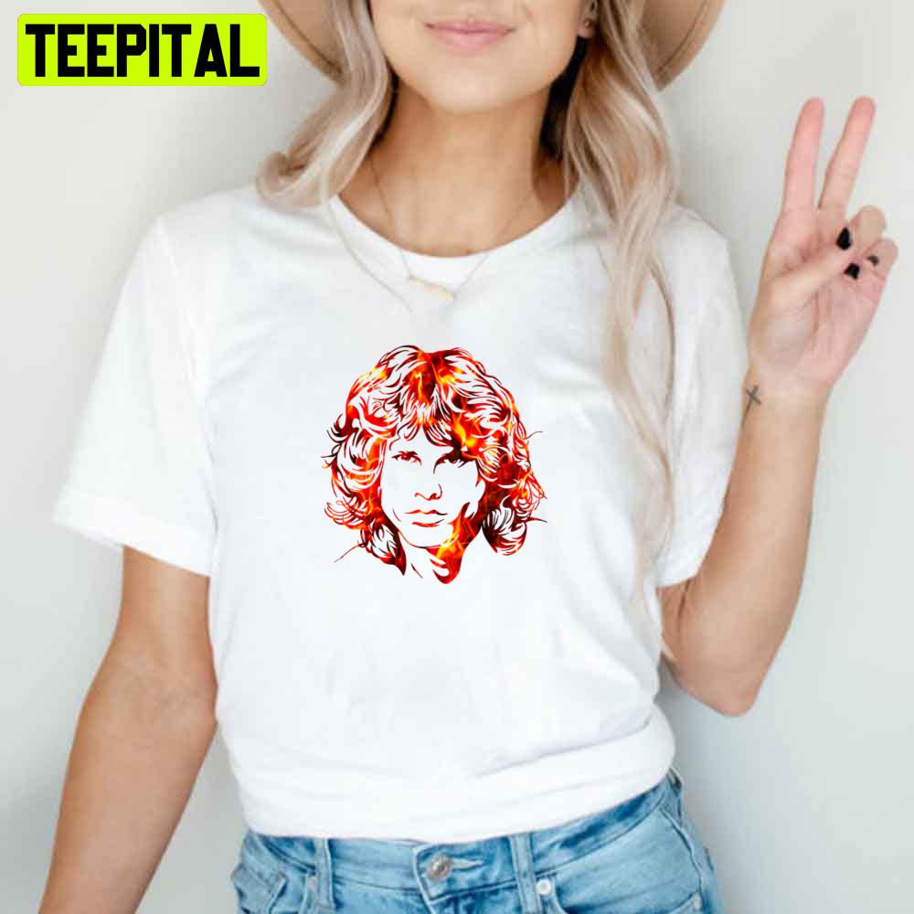 Retro Jim Morrison Unisex T-Shirt – Teepital – Everyday New Aesthetic ...
