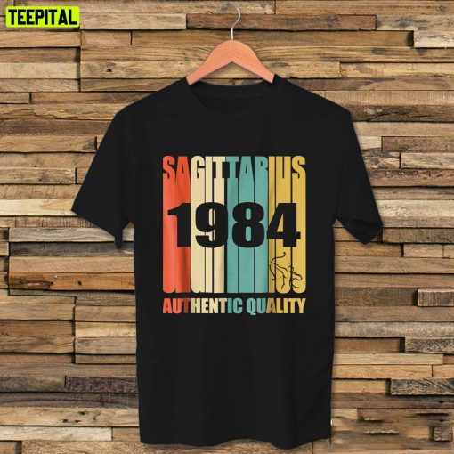 Retro Sagittarius 1984 Authentic Quality Unisex T-Shirt