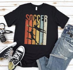 Retro Soccer Player Shirt