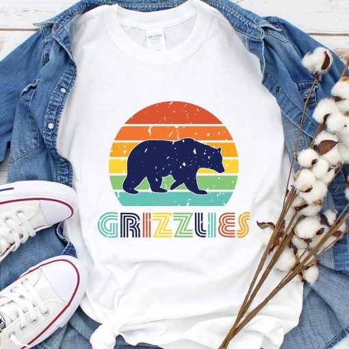 Retro Sunset Grizzlies Unisex T-Shirt