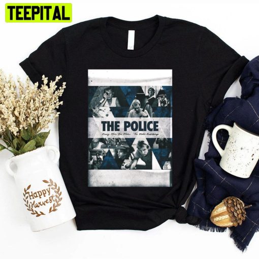 Retro The Police Unisex T-Shirt