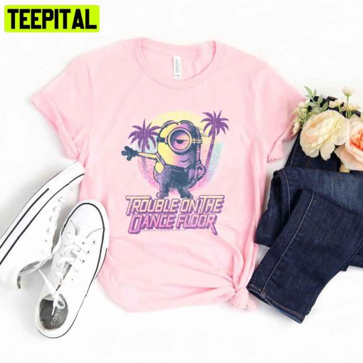 Retro Trouble On The Dance Floor Minion Unisex T-Shirt