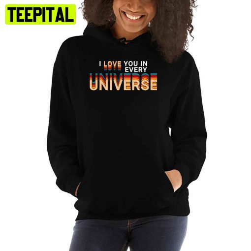 Retro Vintage I Love You In Every Universe Multiverse Quote