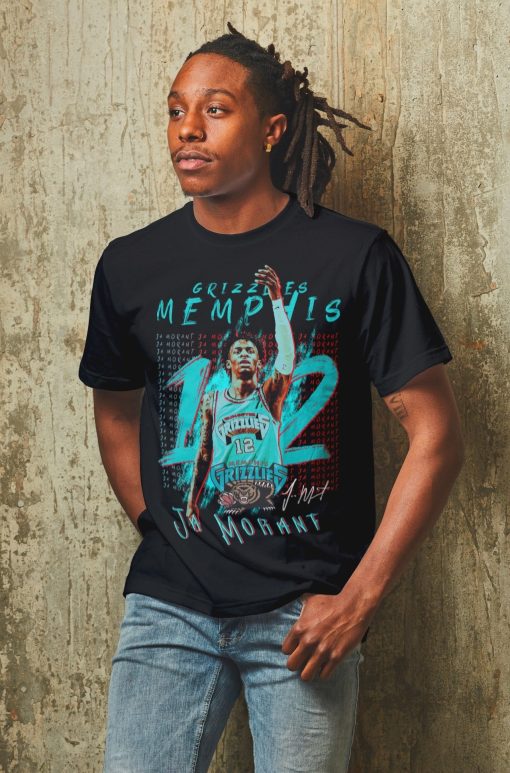 Retro Vintage Memphis Grizzlies Basketball Ja Morant Unsiex T-Shirt