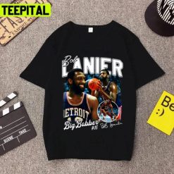 Rip Bob Lanier Basketball Signature Vintage Retro 80s Unisex T-Shirt