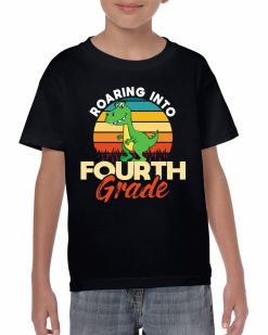 Roaring Into Fourth Grade Shirt