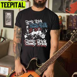 Rock Band Star Music Painting Cheap Trick Unisex T-Shirt