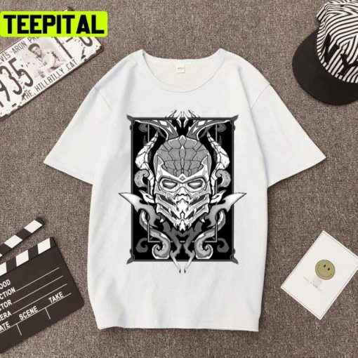 Scorpion Black And White Card Mortal Kombat Unisex T-Shirt