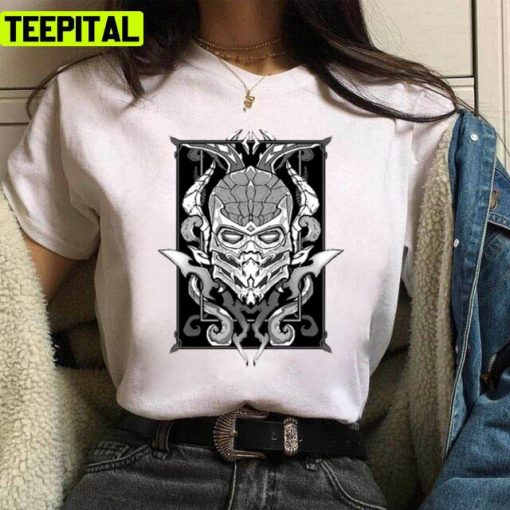 Scorpion Black And White Card Mortal Kombat Unisex T-Shirt