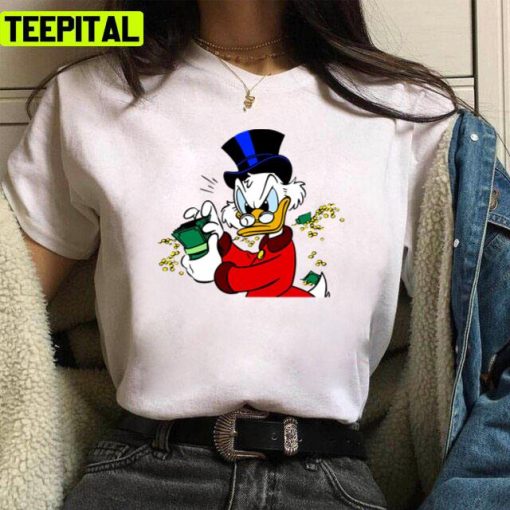 Scrooge Mc Donald Duck Disney Cartoon Unisex T-Shirt