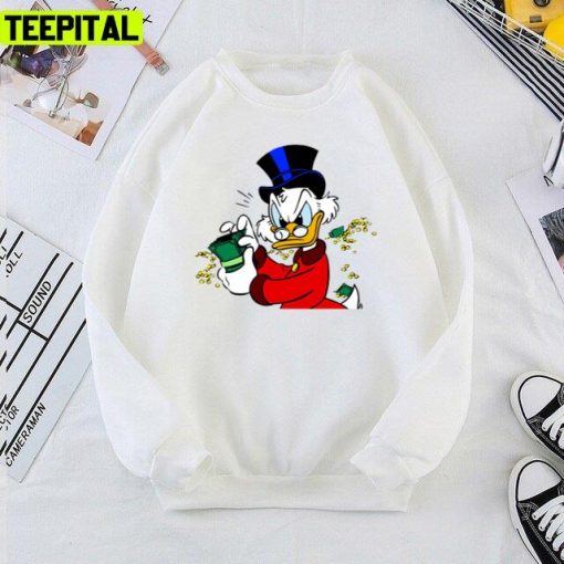 Scrooge Mc Donald Duck Disney Cartoon Unisex T-Shirt