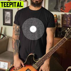 Simple Man Lyrics Vinyl Shinedown Lynyrd Skynyrd Band Unisex T-Shirt