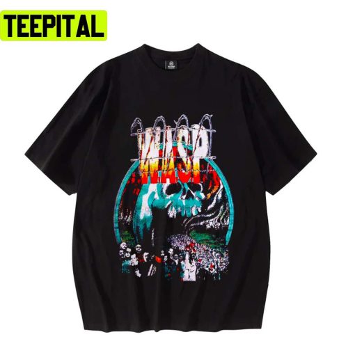 Skull Toxic Wasp Gehhh Wasp Band Design Unisex T-Shirt