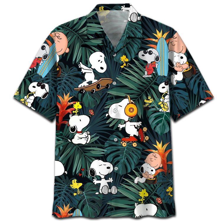 Cute Snoopy New York Yankees Snoopy Lover Hawaiian Shirt Summer