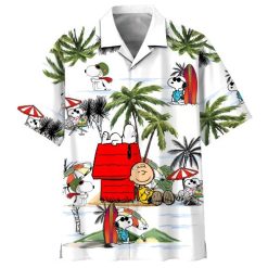 Snoopy Summer Time Youth & Adult Hawaiian Shirt 1 PK12