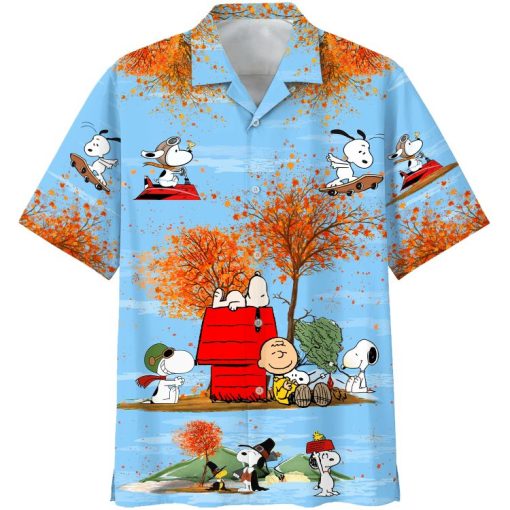 Snoopy Summer Time Youth & Adult Hawaiian Shirt 2 PK12