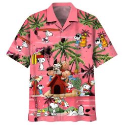 Snoopy Summer Time Youth & Adult Hawaiian Shirt 3 PK12