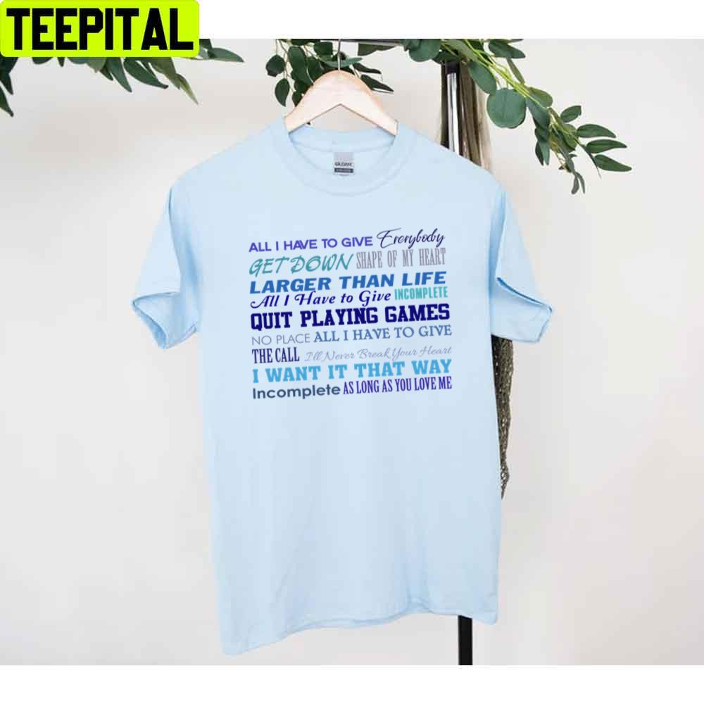 Backstreet Boys - Quit Playing Games With My Heart T-Shirt