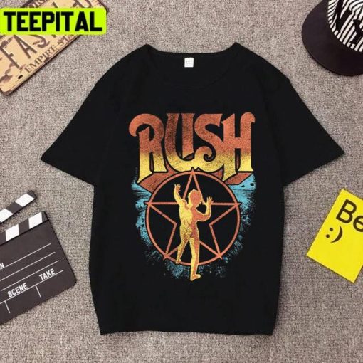 Star The Night Rush Rock Band Design Unisex T-Shirt