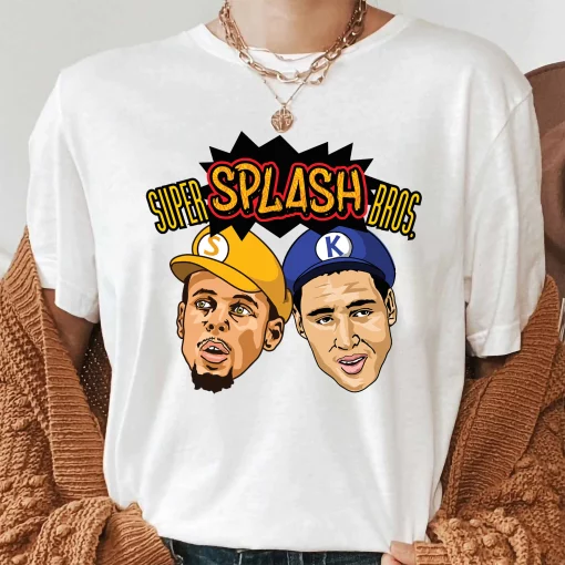 Super Splash Bros Klay Thompson x Stephen Curry Golden State Warriors Unisex T-Shirt