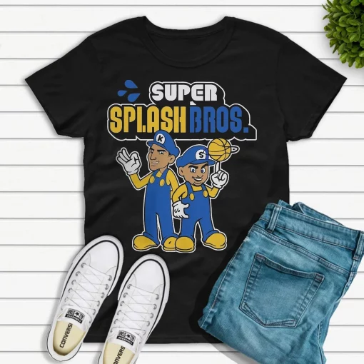 Super Splash Bros Stephen Curry Klay Thompson Golden State Warriors Unisex T-Shirt