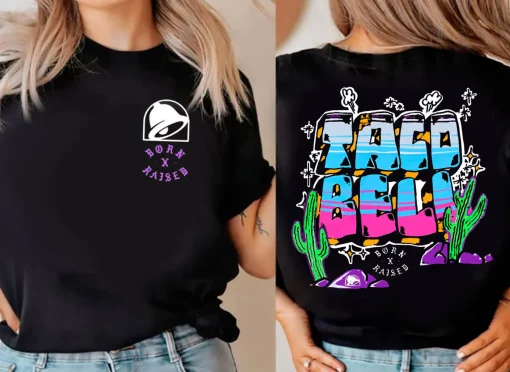 Taco Bell Born X Raised Design Unisex T-Shirt