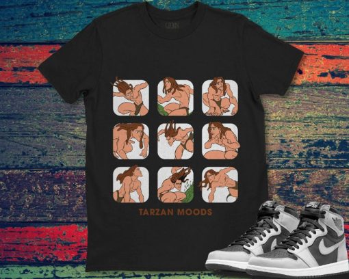 Tarzan Moods Cute Face Box Up Unisex T-Shirt