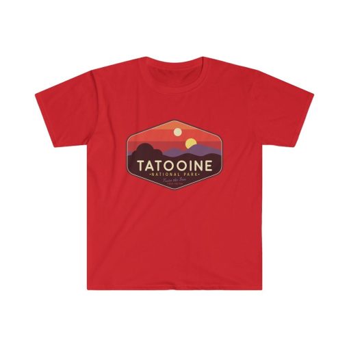 Tatooine Sunset Star Wars Tatooine Luke Skywalker Disney Unisex T-Shirt