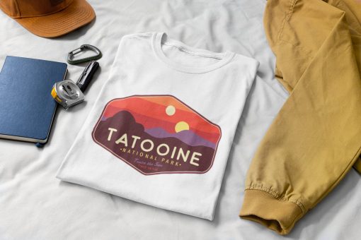 Tatooine Sunset Star Wars Tatooine Luke Skywalker Disney Unisex T-Shirt