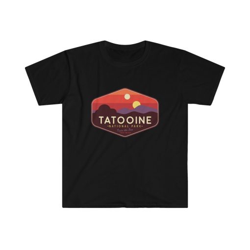 Tatooine Sunset Star Wars Tatooine Luke Skywalker Disney Unisex T-Shirt