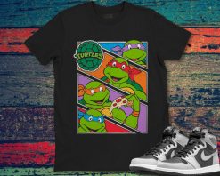 Teenage Mutant Ninja Turtles Multiple Panels Vintage Graphic Unisex Gift T-Shirt