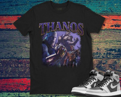 Thanos Poster Marvel Graphic Portrait Gift Unisex Gift T-Shirt