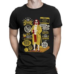 The Big Lebowski Dude Quotes T-Shirt