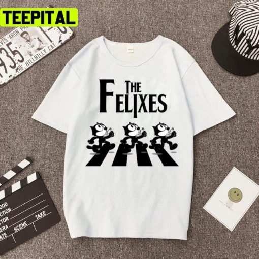 The Felixes Abbey Road Cross Design Unisex T-Shirt