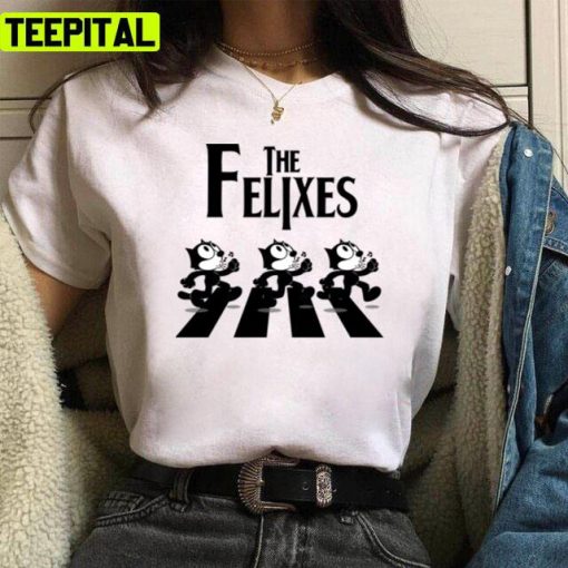 The Felixes Abbey Road Cross Design Unisex T-Shirt