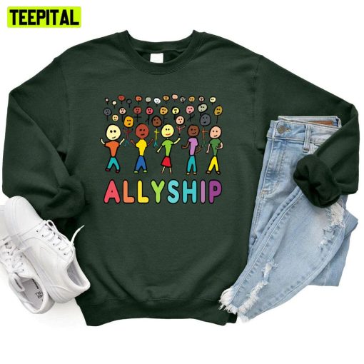 The Kids Allyship Happy Pried Month Unisex T-Shirt