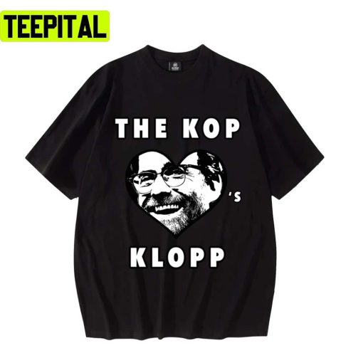 The Kop Loves Klopp Liverpool Design Unisex T-Shirt