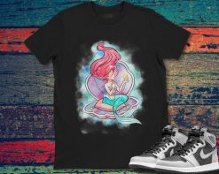 The Little Mermaid Ariel Cute Princess Vintage Graphic Unisex Gift T-Shirt