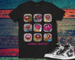 The Muppets Animal Muppet Moods Box Up Funny Face Unisex T-Shirt